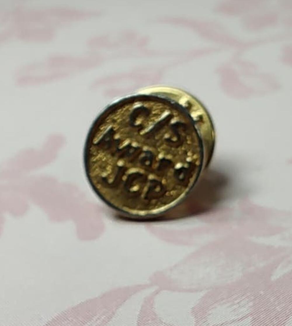 Customer Service Award JCP Penny's Pin for Hat, Lapel, Lanyard, Jacket, Backpack